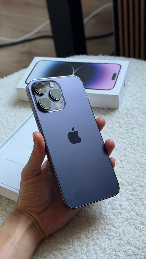 iPhone 14 Pro Max 1TB Deep Purple, Telecommunicatie, Mobiele telefoons | Apple iPhone, Ophalen, Gebruikt, Paars, 1 TB