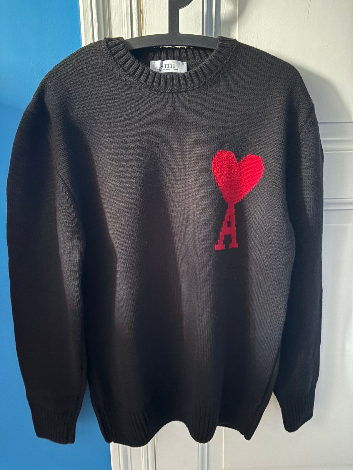 Pull ami paris, Vêtements | Hommes, Pulls & Vestes, Envoi, Comme neuf, Taille 52/54 (L), Noir