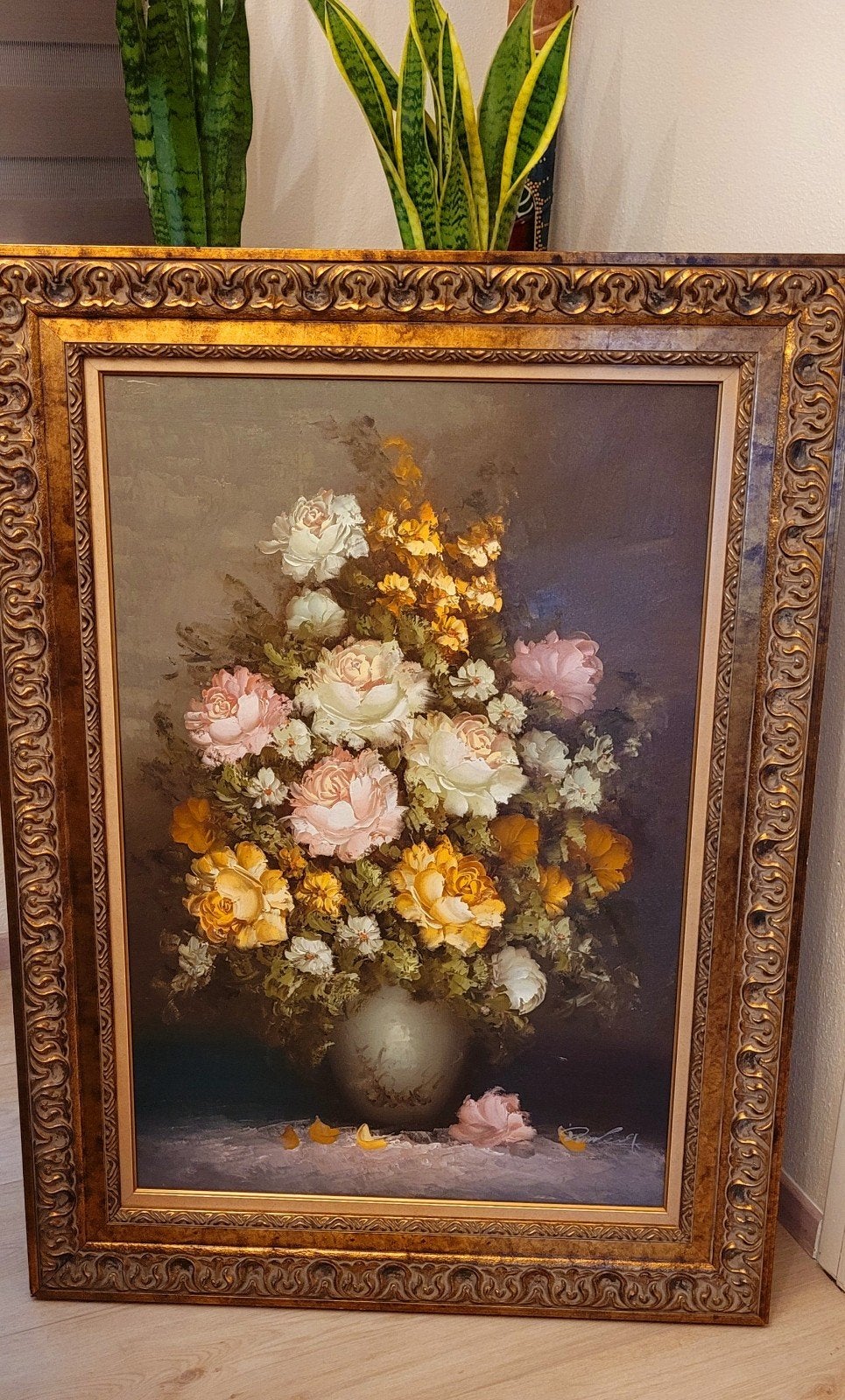 Schilderij Domburg 1882/1954 met kader, Antiquités & Art, Antiquités | Miroirs, Enlèvement