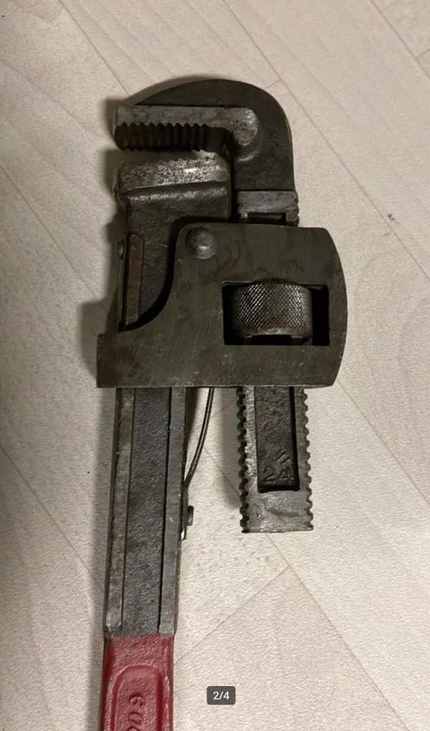 24” heavy duty pijpsleutel 600mm, Ophalen of Verzenden, Gebruikt, Gereedschap