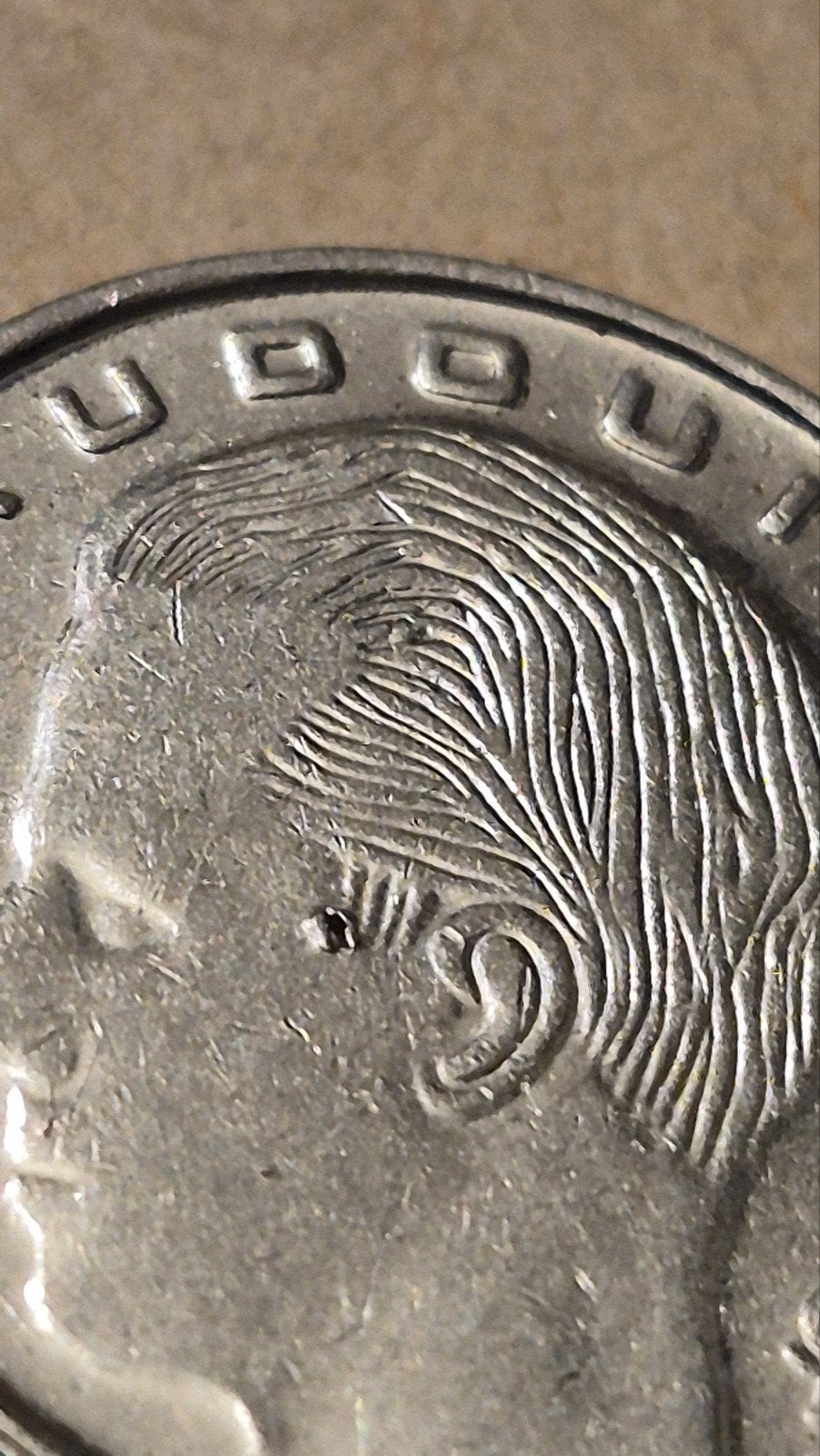 1 frank met stempelbreuk 1991 fr Koning Boudewijn, Enlèvement ou Envoi, Monnaie en vrac