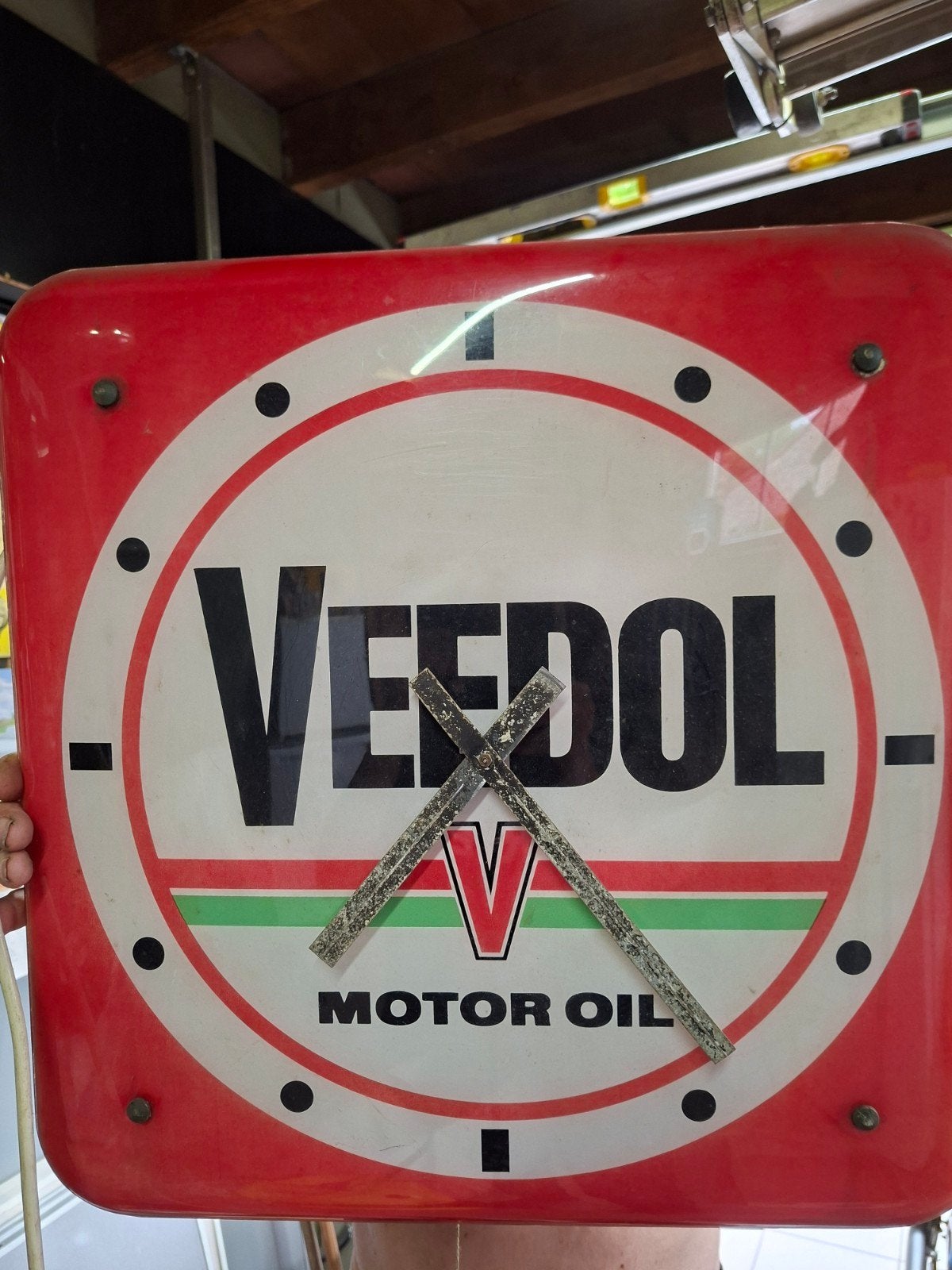 montre publicitaire Veedol Oil 50 par 50 en état de marche, Enlèvement