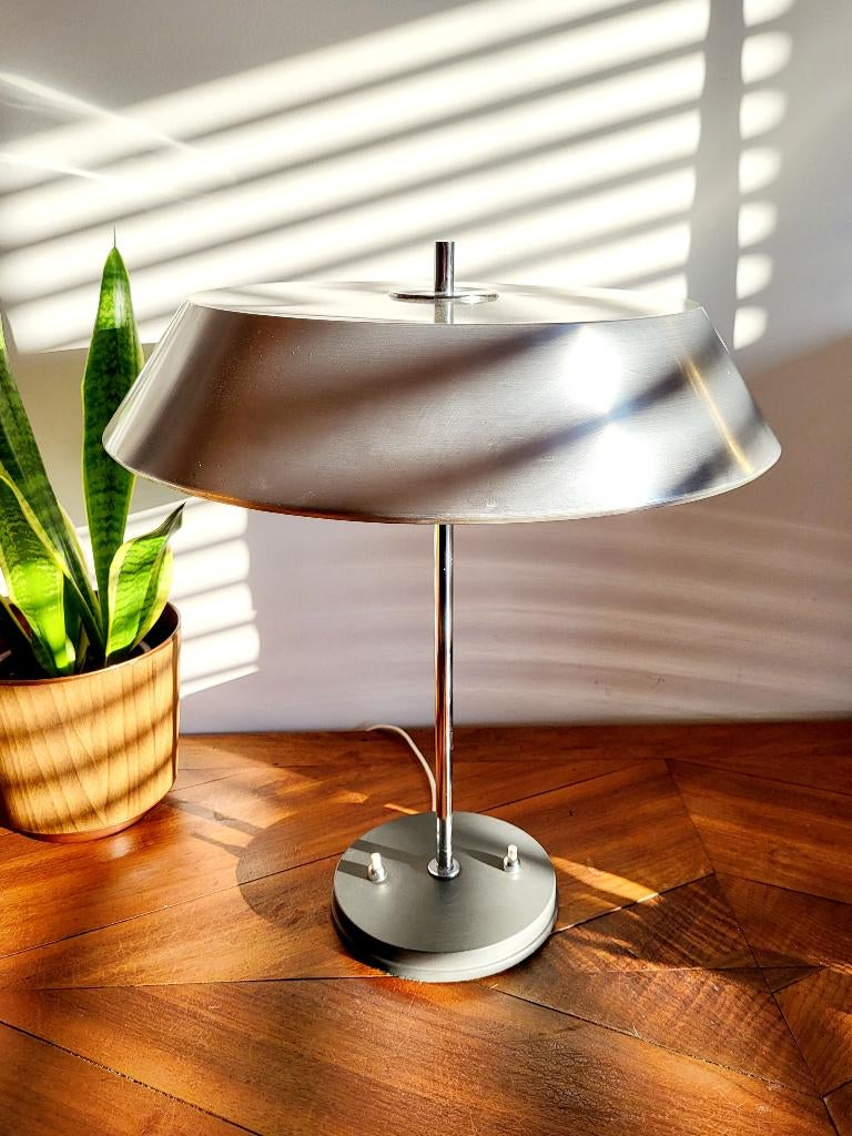 Vintage louis Kalff bureaulamp, model President, jaren1960, Ophalen of Verzenden