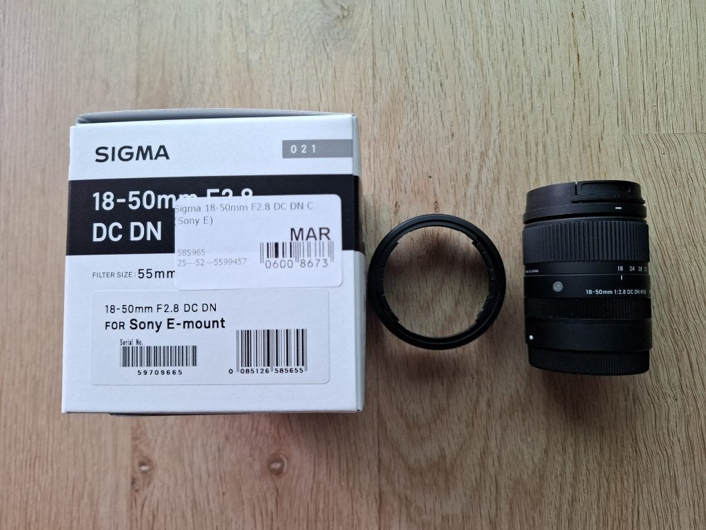 Sigma 18-50mm f/2.8 Sony e-mount, Ophalen, Sony E-mount, Sigma, Zo goed als nieuw