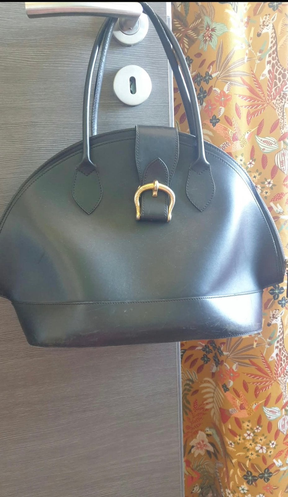 Lancel Paris vintage tas, Ophalen, Zo goed als nieuw, Zwart