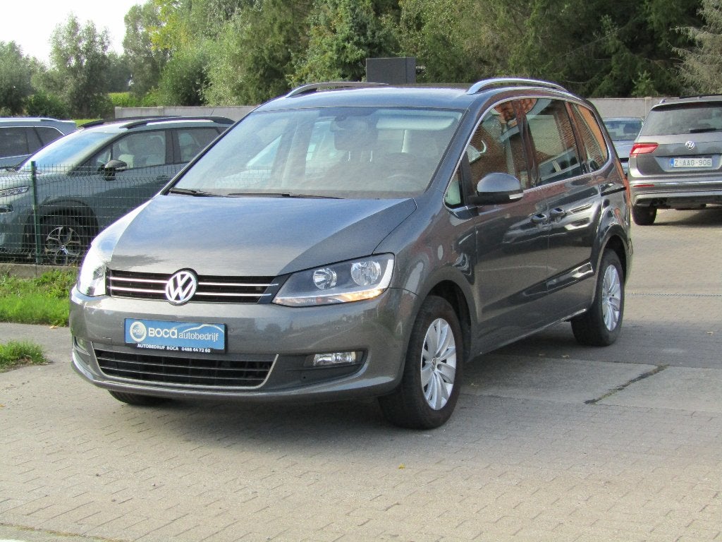 Vw sharan 2.0 TDI 7 zitplaats, Auto's, Euro 5, Stof, Zwart, 4 cilinders