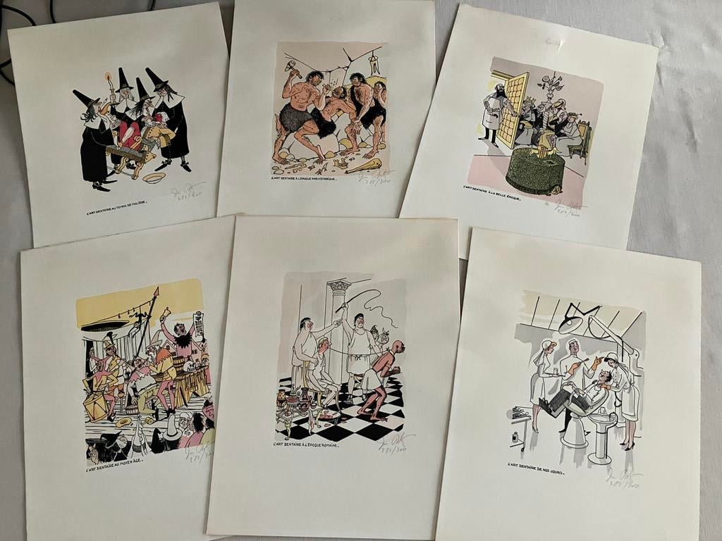 Jean Dratz L’art dentaire à la belle epoque 282/300, Antiek en Kunst, Ophalen of Verzenden