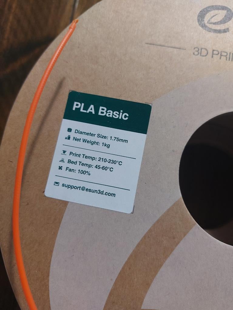 Filament 3D printer oranje, Enlèvement