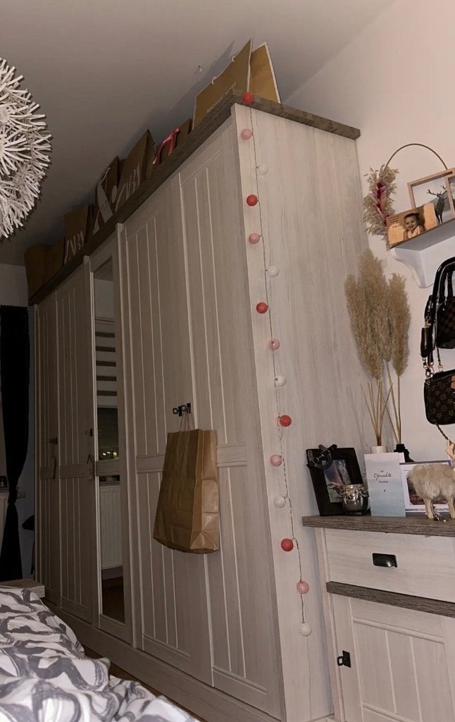 Chambre complète à vendre, Maison & Meubles, Enlèvement, Comme neuf, Deux personnes, Landelijk chique
