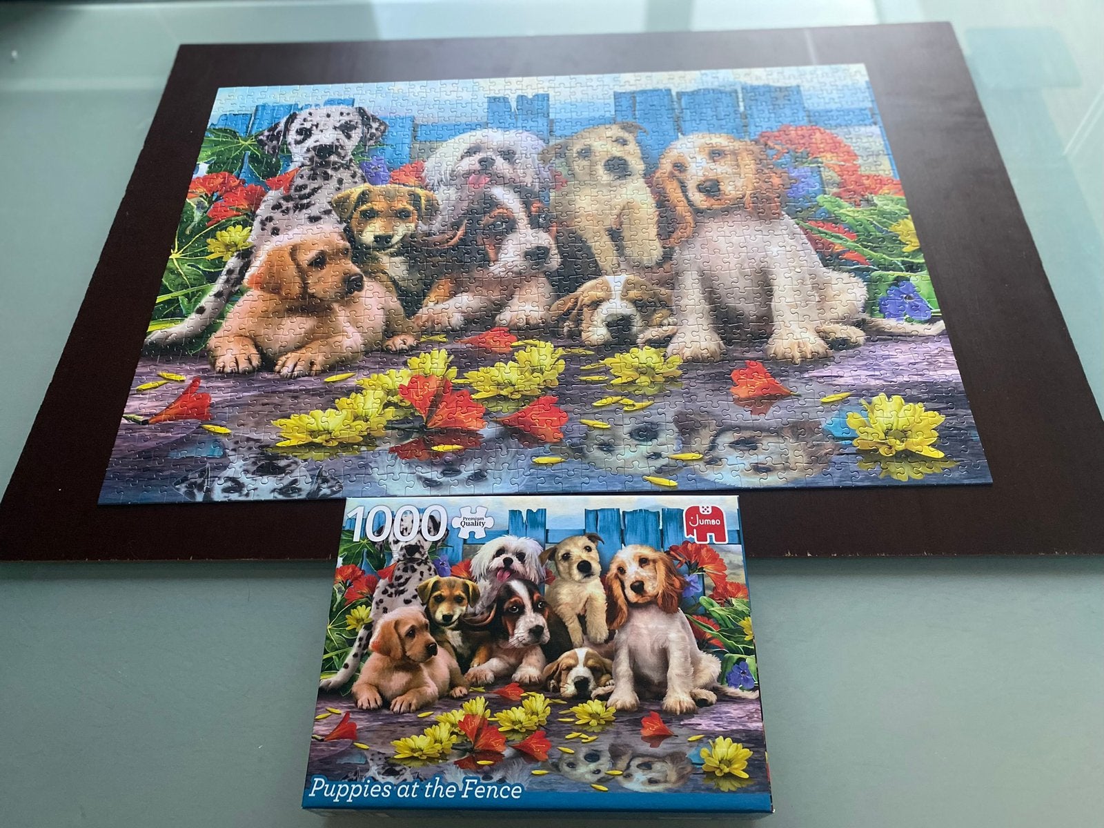 Puzzel hondjes 1000 stuks ( jumbo ), Ophalen of Verzenden, Zo goed als nieuw