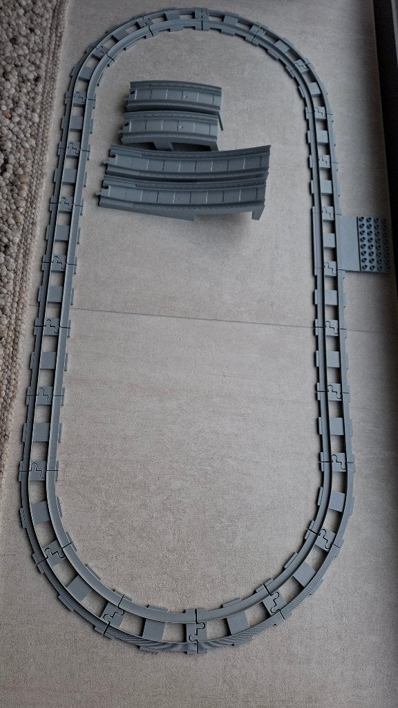 Lego duplo treinsporen en brug, Comme neuf, Duplo, Autres types, Enlèvement ou Envoi
