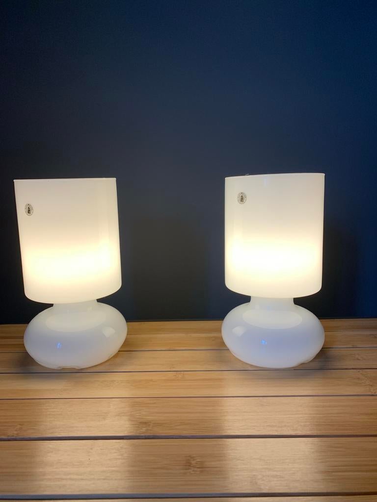 2 Vintage ikea tafellampen, Ophalen, Zo goed als nieuw
