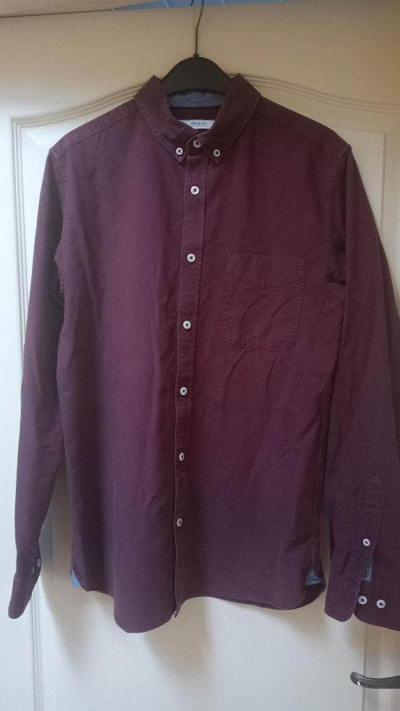 Hemd lange mouw bordeau, Ophalen, Gedragen, Overige kleuren, Jack&Jones
