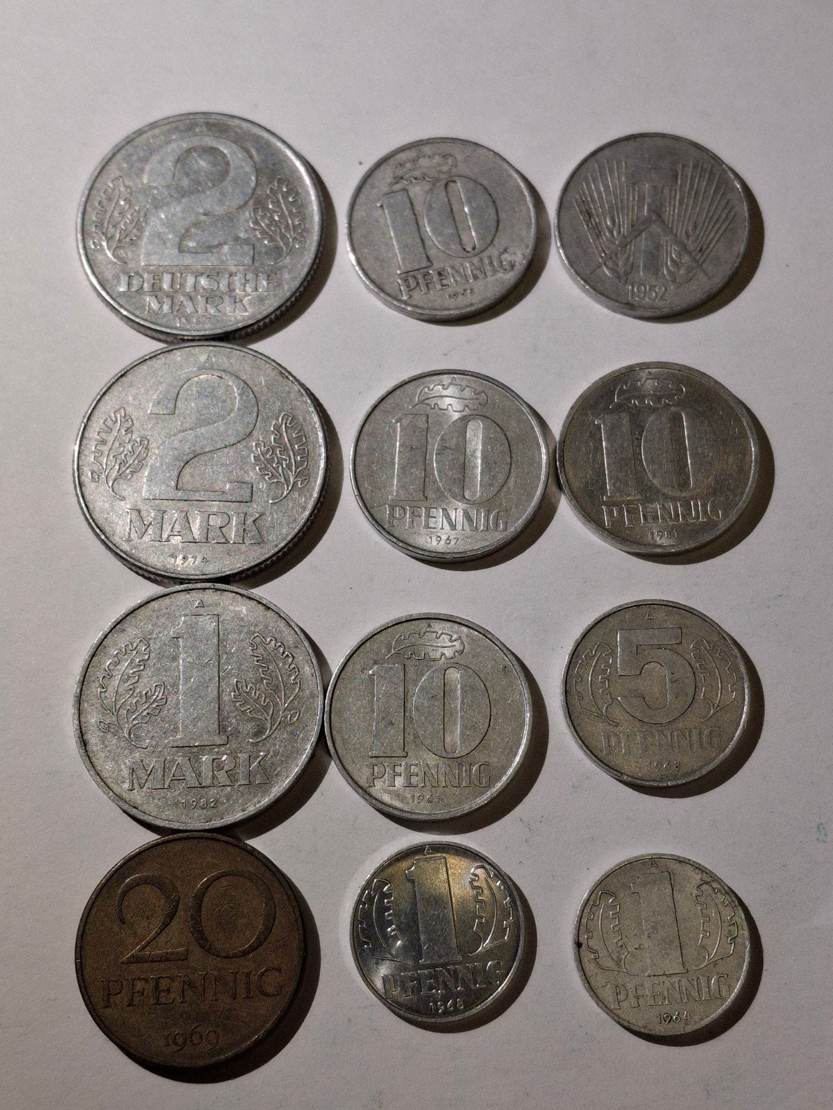pièces de monnaie de la RDA, Enlèvement ou Envoi
