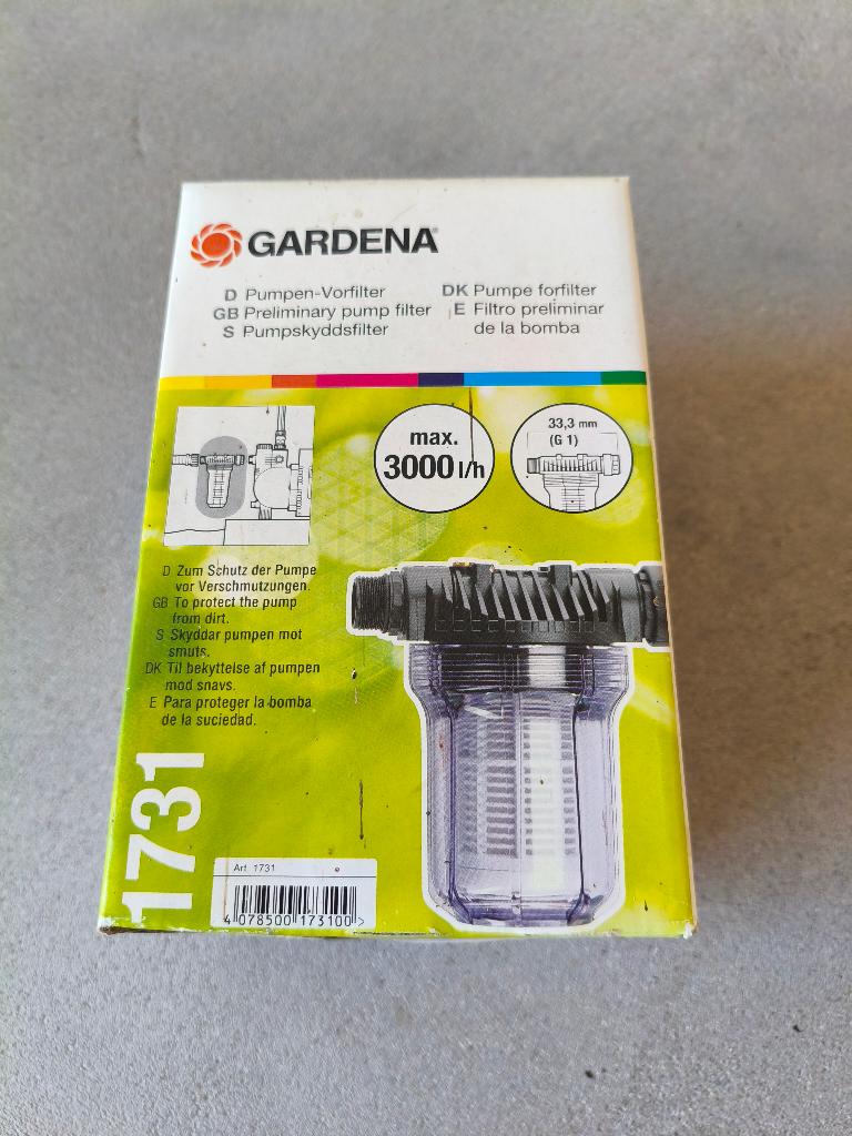 Gardena voorzetfilter, Ophalen, Nieuw, Overige typen