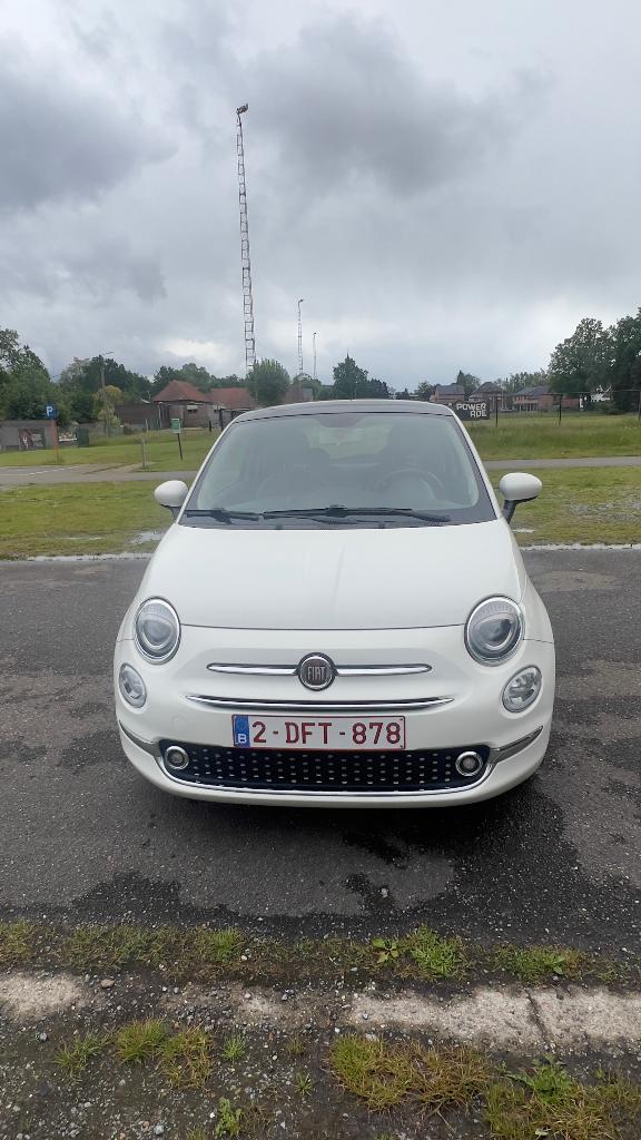 Fiat 500, Auto's, 4 zetels, 4 cilinders, Leder en Stof, Wit