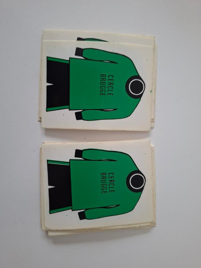 Stickers jaren '80 Cercle Brugge, Ophalen of Verzenden