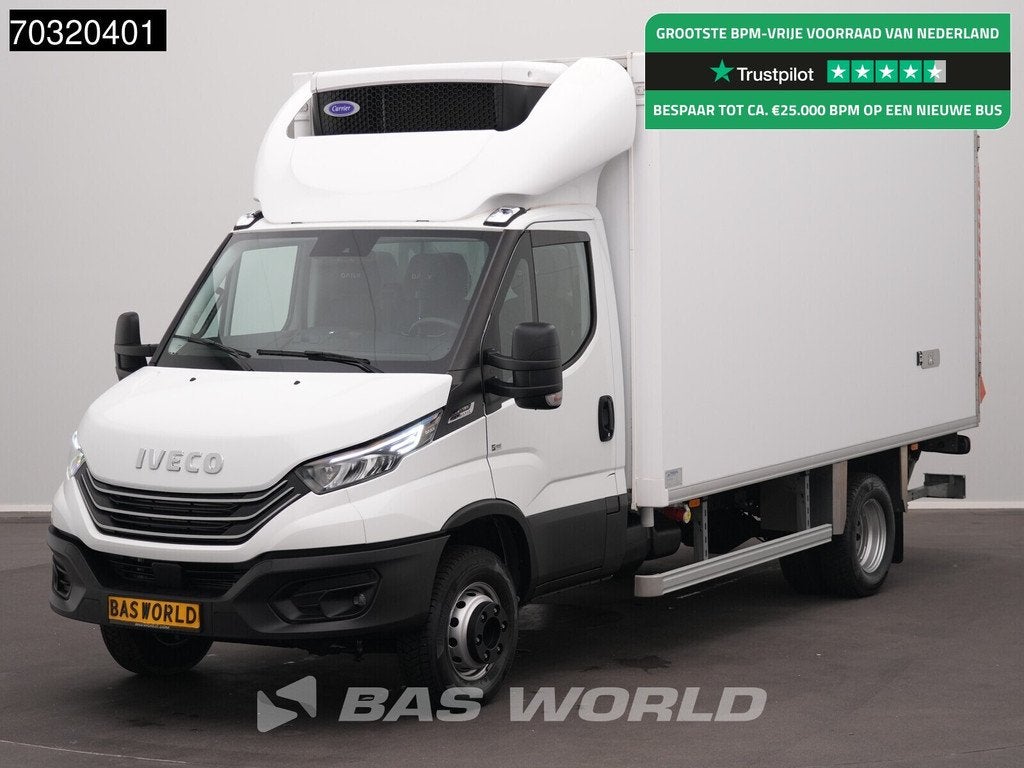 Iveco Daily 72C18 3.0L Automaat Laadklep Carrier Xarios 5 AC, Auto's, Bestelwagens en Lichte vracht, Automaat, Stof, Gebruikt
