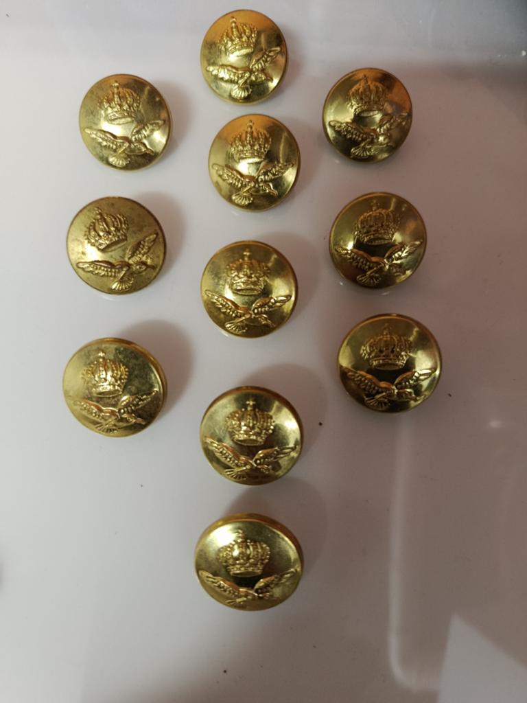 Boutons de l'Armée de l'Air Belge, Collections, Enlèvement, Armée de l'air