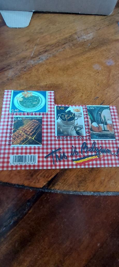 postzegels   belgisch eten, Postzegels en Munten, Postzegels | Thematische zegels, Ophalen, Postfris, Overige thema's