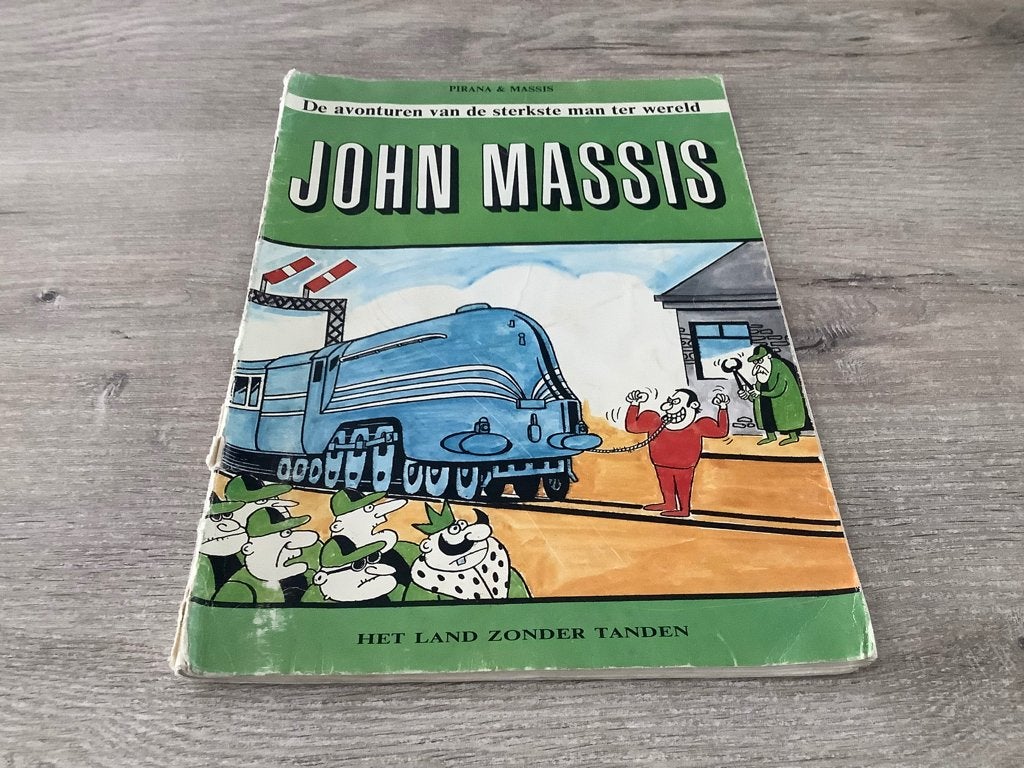 John Massis vintage strip (1986), Boeken, Stripverhalen, Gelezen, Eén stripboek, Ophalen of Verzenden, John Massis & Pirana
