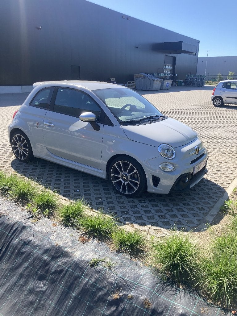 Fiat Abarth 595 turismo, Auto's, Abarth, Automaat, Zwart, Leder, Particulier