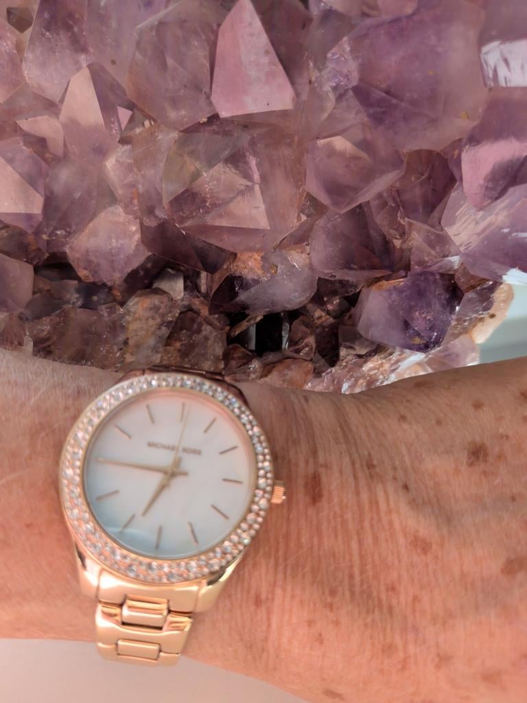 Michael Kors uurwerk, Handtassen en Accessoires, Horloges | Dames, Ophalen, Goud, Goud