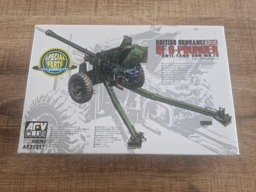 AFV 1/35 British Ordnance QF 6-Pounder anti-tank gun Mk.IV, Hobby & Loisirs créatifs, Modélisme | Voitures & Véhicules, Neuf, Autres types