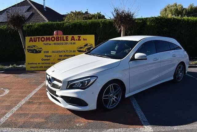 Mercedes-Benz CLA 180 d Shooting Pack AMG GPS/Leder/Pack, Auto's, CLA, Zwart, Wit, Bedrijf