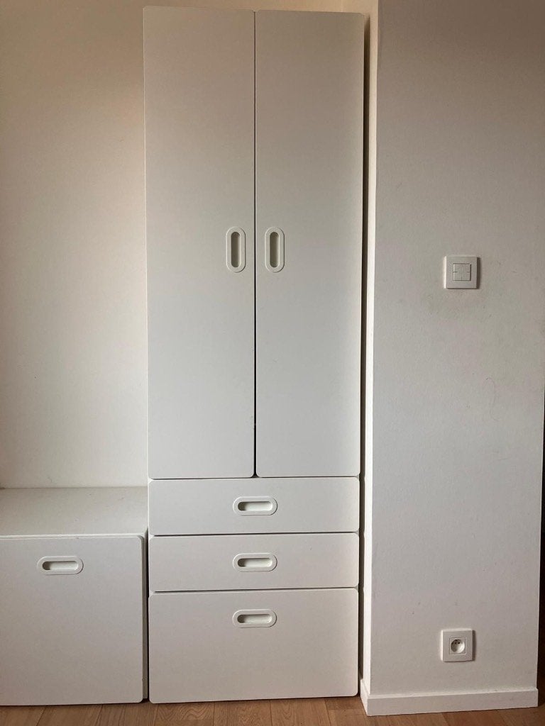 Kinderkleerkast Ikea, Huis en Inrichting, Kasten | Kleerkasten, Ophalen, Gebruikt, 50 tot 100 cm, Met lade(s)