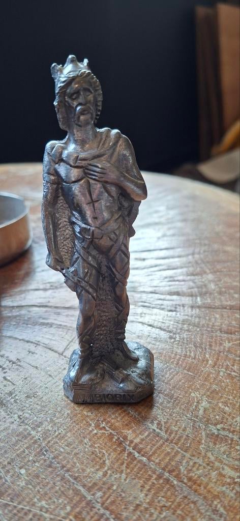 Tinnen beeldje ambiorix, Antiek en Kunst, Ophalen of Verzenden