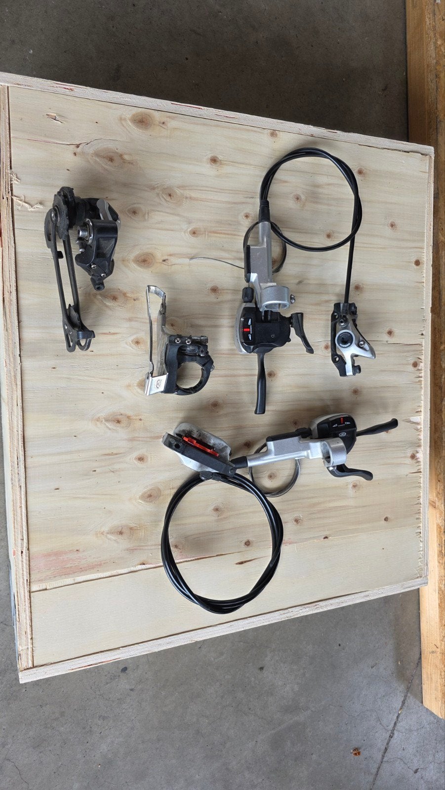 Shimano XT 3x9 groepset, Fietsen en Brommers, Fietsonderdelen, Ophalen, Gebruikt, Fatbike, Shimano deore XT