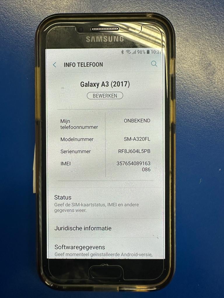 Samsung Galaxy A3 2017, Telecommunicatie, Mobiele telefoons | Samsung, Ophalen, Gebruikt, Zwart, Zonder simlock