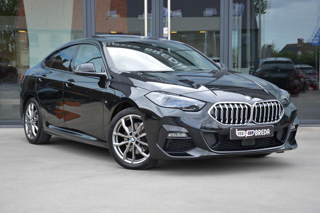 BMW 2 Serie 218 i Gran Coupé M-Sport/Pano/ACC/Hifi/Keyless, Auto's, 4 deurs, Zwart, 136 pk, Zwart
