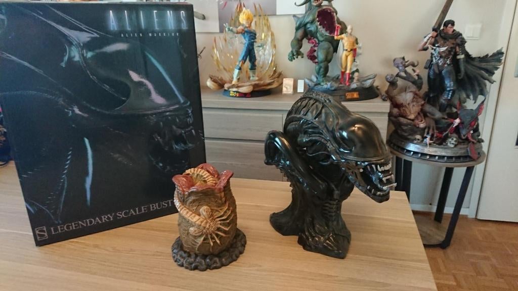 Alien Warrior Legendary Scale Bust Sideshow Collectibles, Enlèvement, Comme neuf