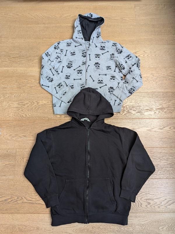 sweats à capuche zippé garçon - taille 158 (13 ans), Kinderen en Baby's, Kinderkleding | Maat 158, Ophalen, Gebruikt, Jongen