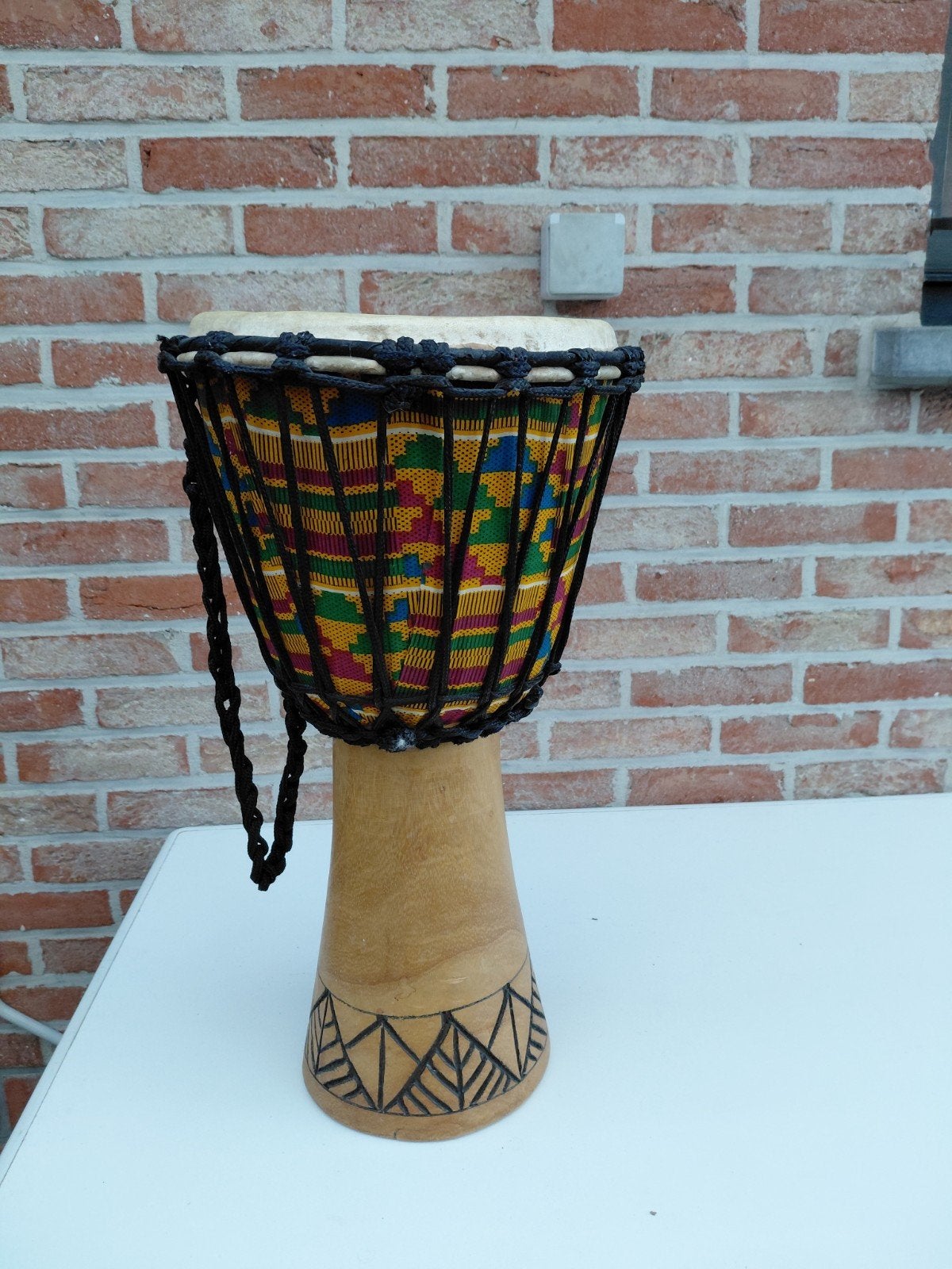 Djembee: hoogte 52 cm, diameter 25 cm., Enlèvement, Utilisé, Percussion mélodique