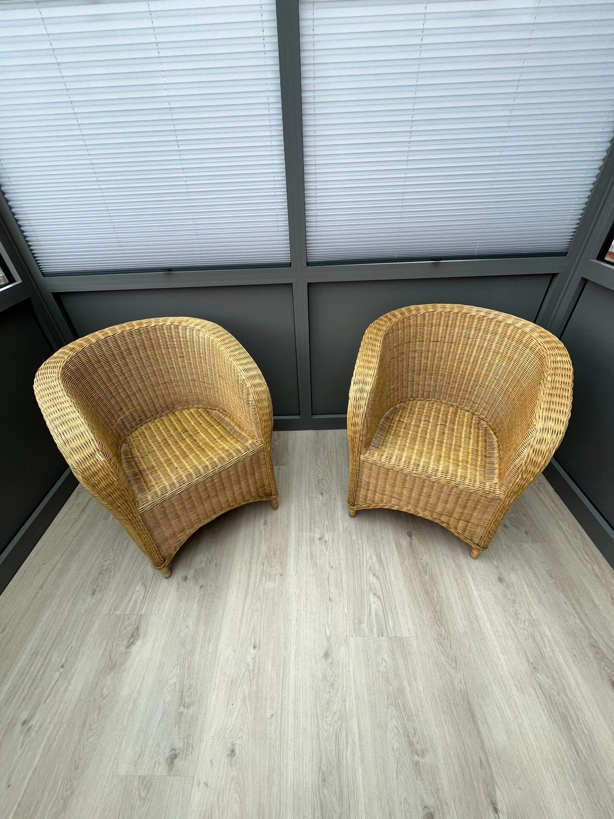 2 fauteuils en rotin, Maison & Meubles, Enlèvement, Utilisé