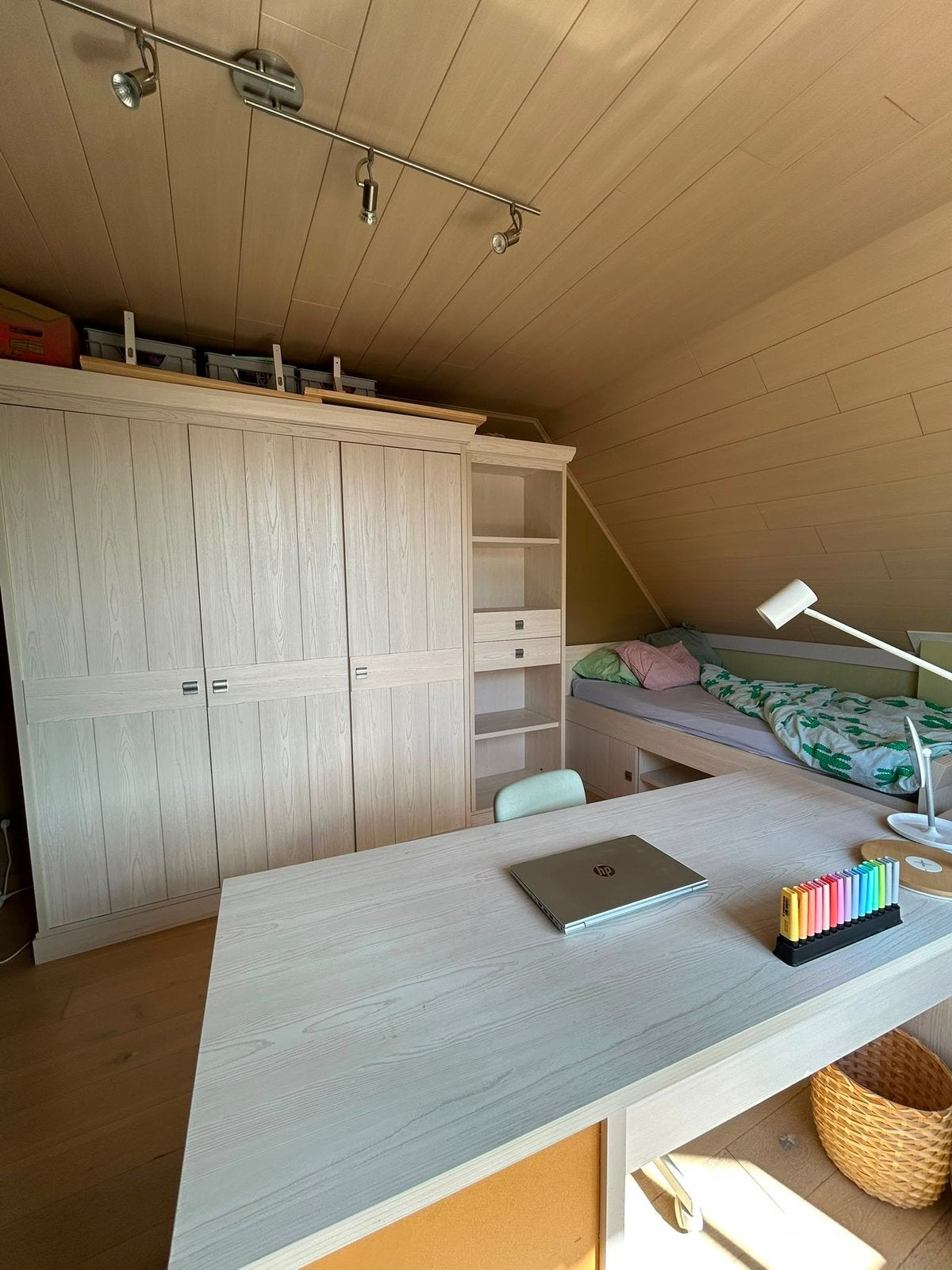 Slaapkamer 1 persoon, Huis en Inrichting, Slaapkamer | Complete slaapkamers, Ophalen, Zo goed als nieuw, Eenpersoons