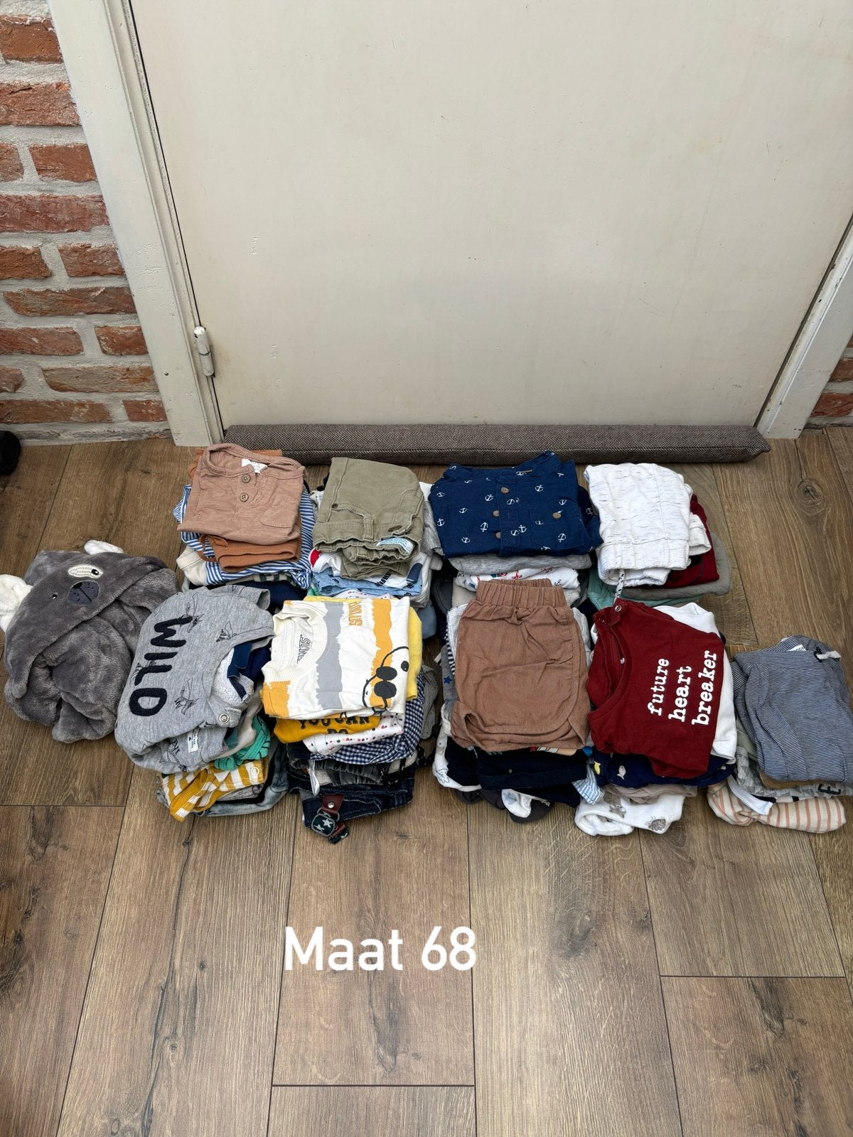 Pile de vêtements pour garçons taille 68, Enlèvement, Utilisé, Taille 68
