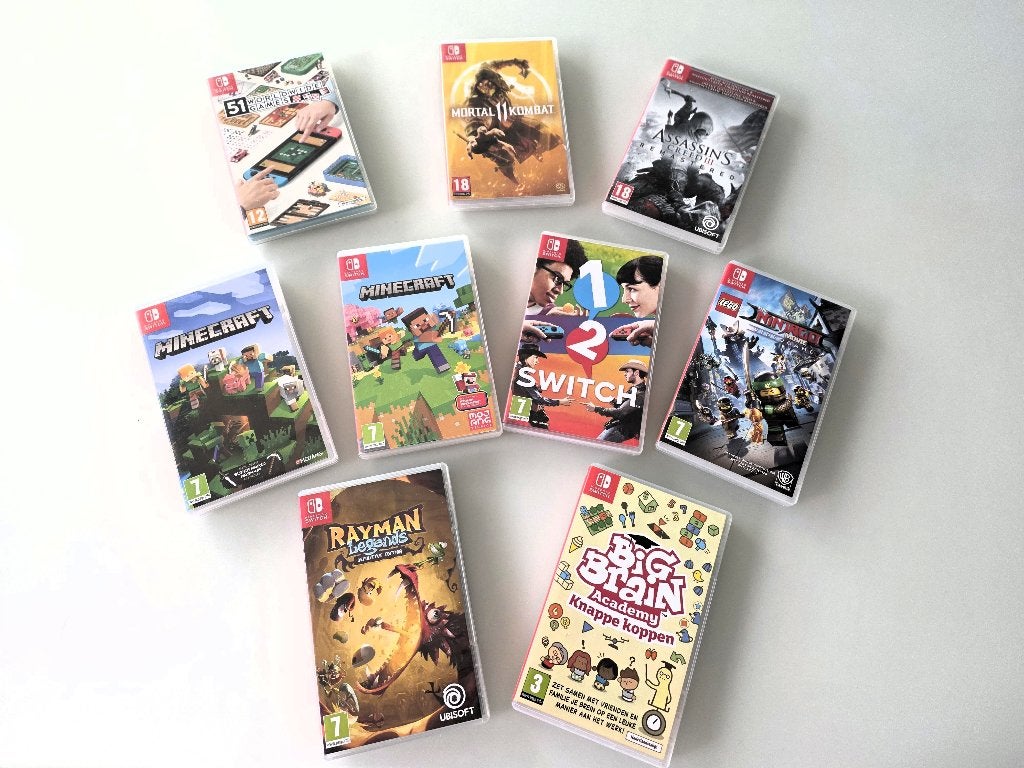 Nintendo Switch games met doosje, Ophalen of Verzenden