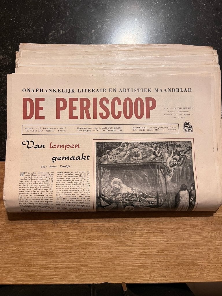 De Periscoop, Onafhankelijk literair en artistiek Maandblad, Ophalen of Verzenden, Gelezen, Krant