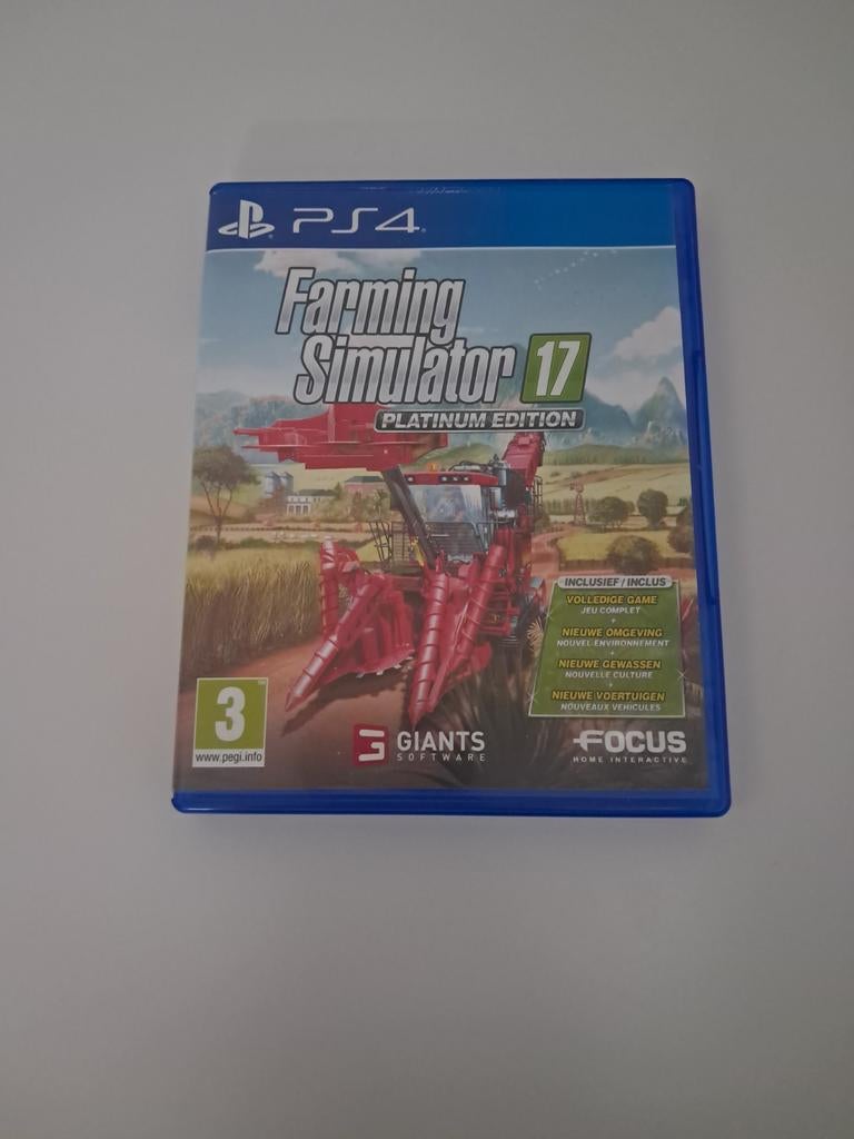 Farming simulator 17 ps4 versie, Consoles de jeu & Jeux vidéo, 1 joueur, Enlèvement, Utilisé, À partir de 3 ans