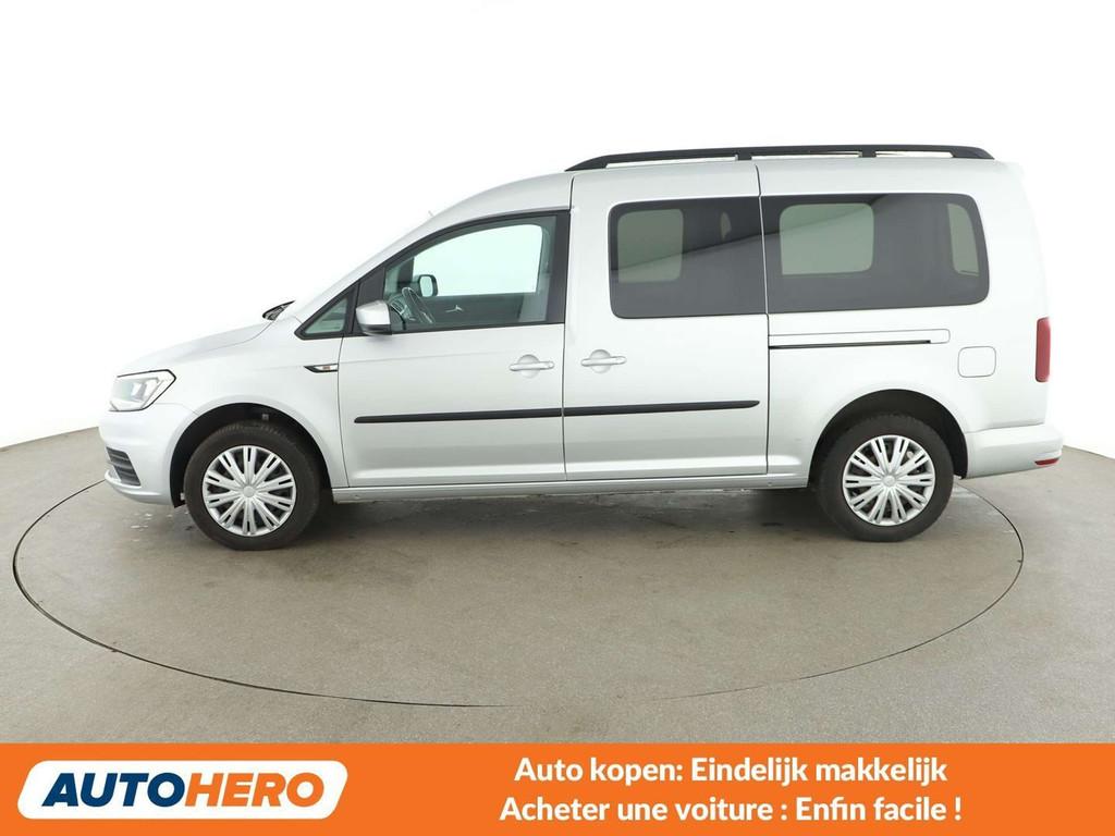 Volkswagen Caddy 2.0 TDI Maxi Trendline BlueMotion, Auto's, Volkswagen, Voorwielaandrijving, Gebruikt, LED verlichting, Leder