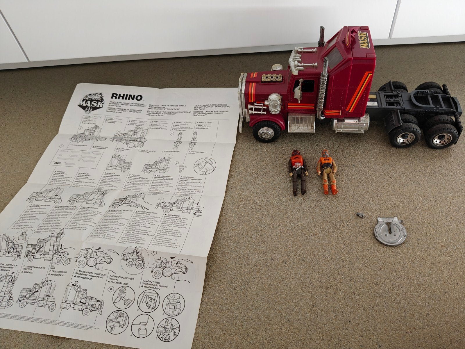 masque m.a.s.k Kenner rhinocéros, Enlèvement ou Envoi