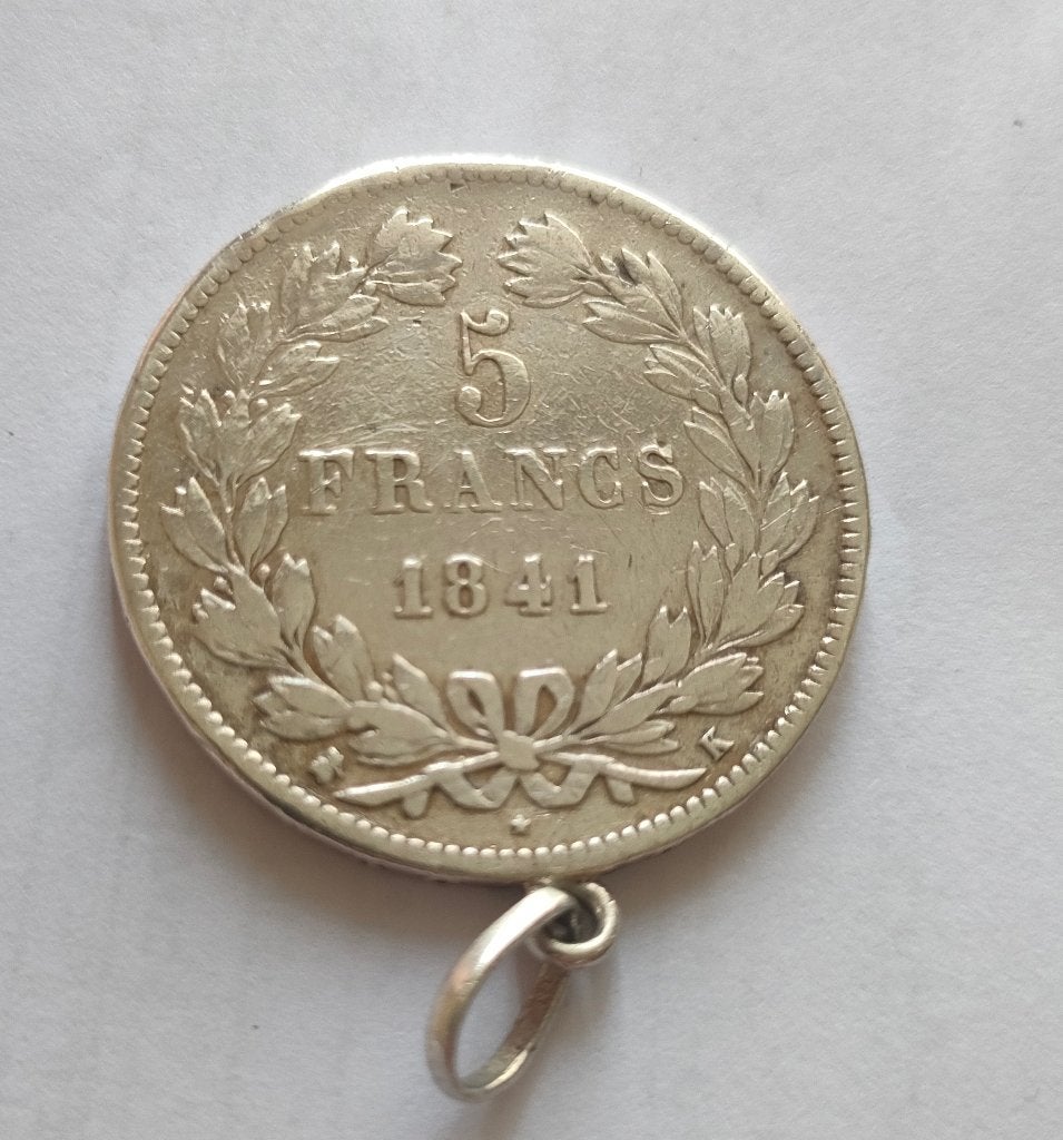 Pendentif pièce en argent, Enlèvement, Argent, Argent