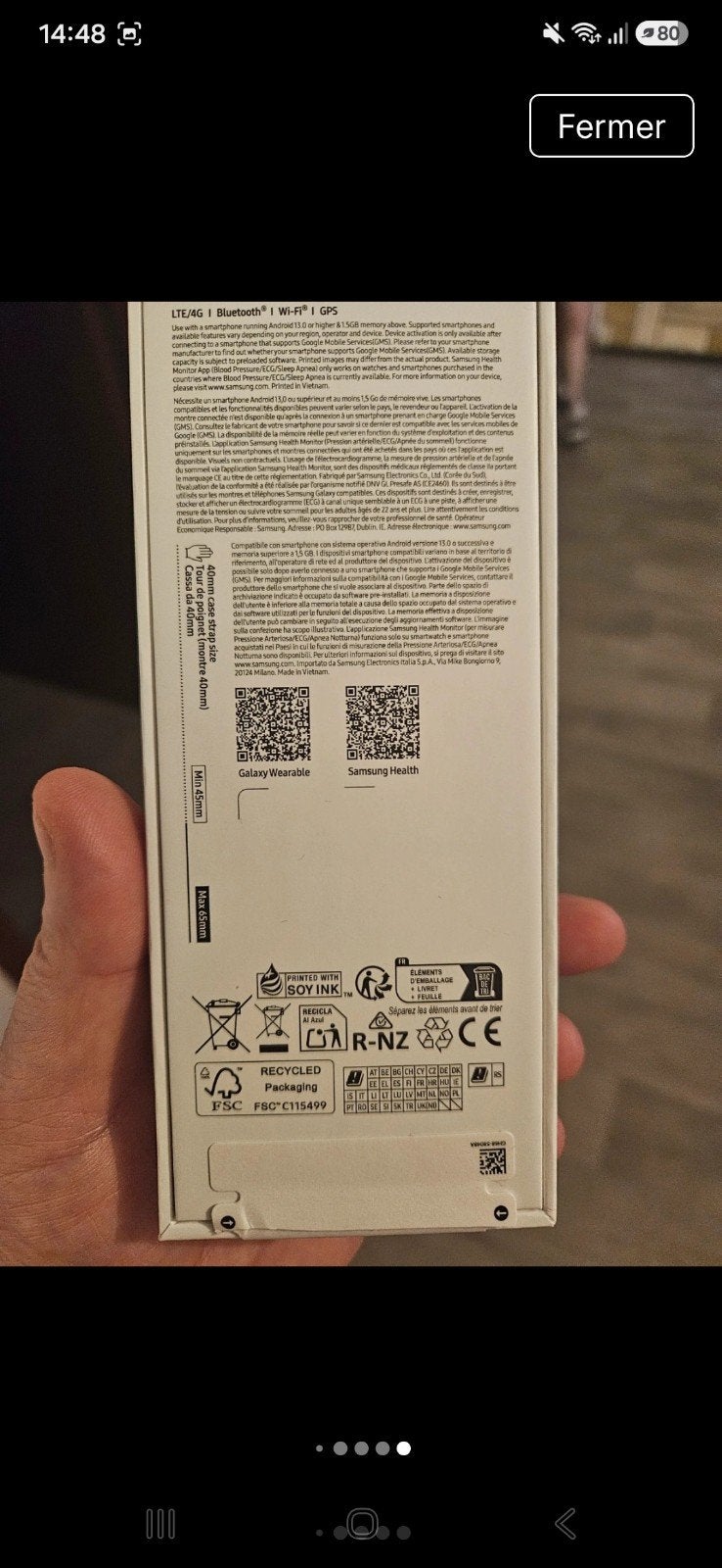 Samsung Galaxy Watch9, Ophalen, Samsung