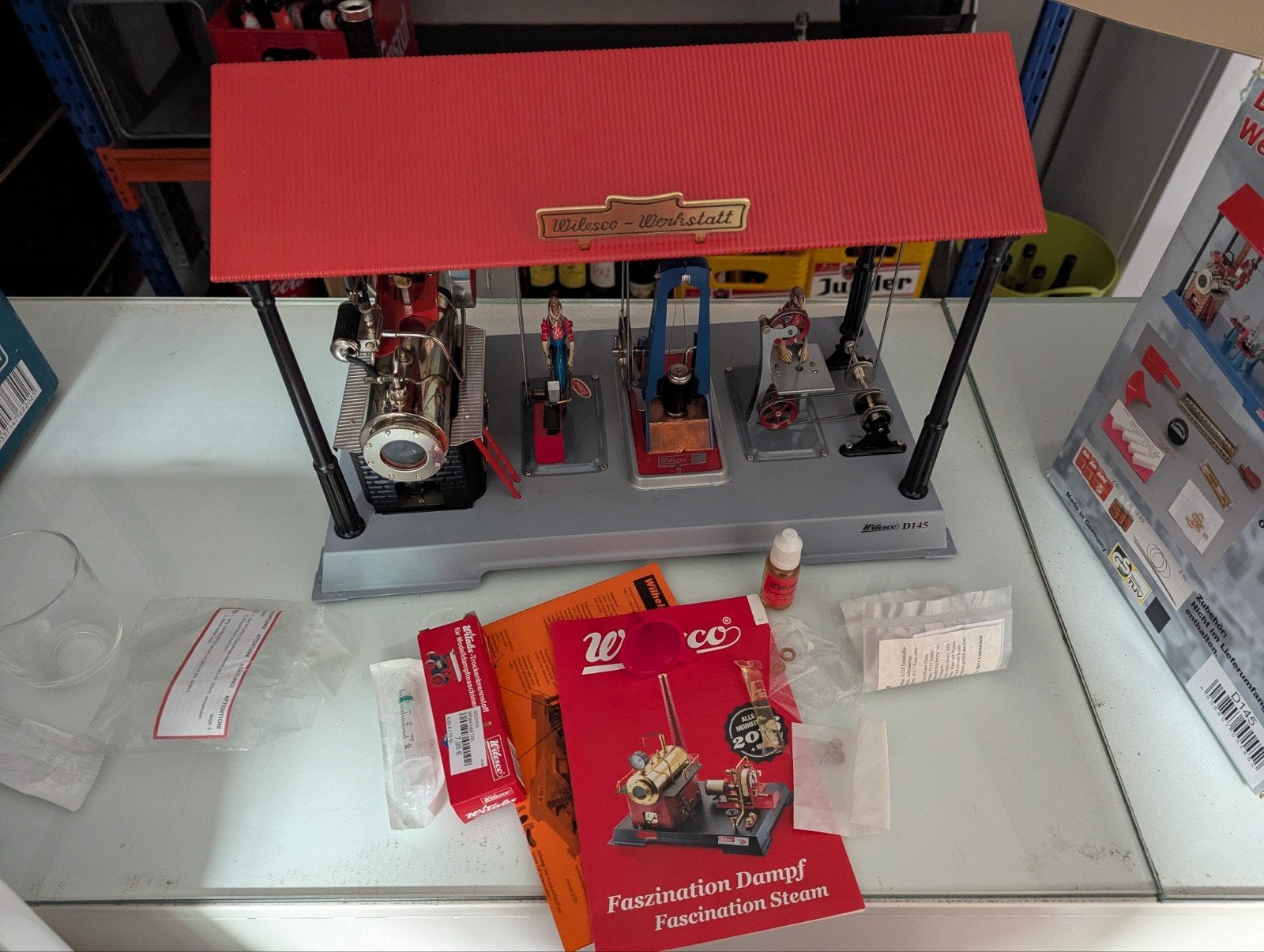 Wilesco D145 Werkstation en toebehoren, Hobby en Vrije tijd, Modelbouw | Overige, Ophalen, Zo goed als nieuw