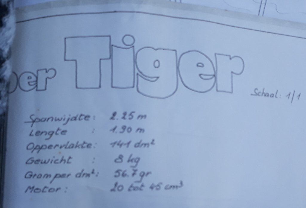 Bouwplan Super Tiger dubbeldekker, Ophalen, Zo goed als nieuw