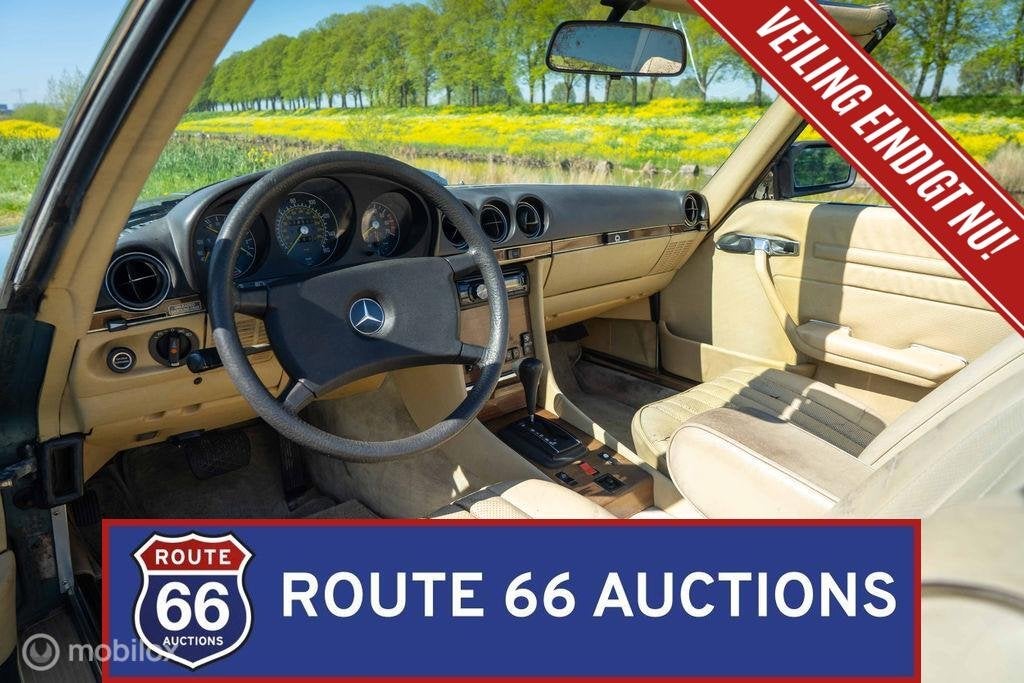 Mercedes-Benz 380 SL | 1983 | Route 66 Auctions, Autos, Achat, Entreprise, Boîte manuelle, Autre carrosserie